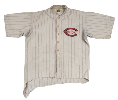 1928 Chuck Dressen Game Used Cincinnati Reds Flannel Jersey (Sports Investors Authentication)